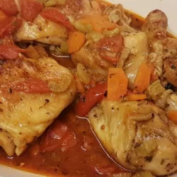 Pollo alla cacciatora al forno