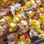 Agnello al forno con le patate